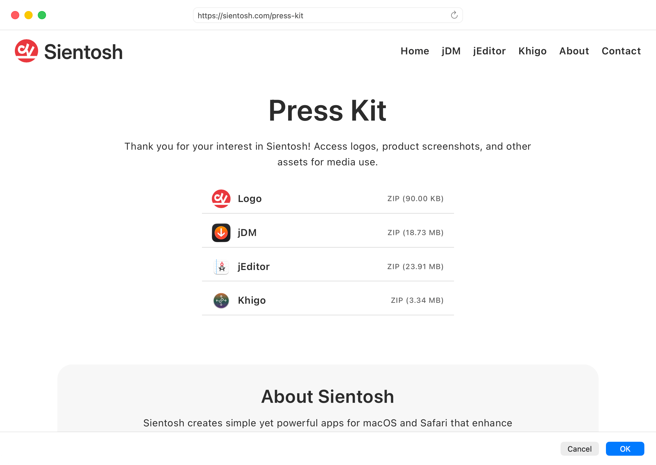jDM built-in browser window capturing a download from a website, showing URL, login fields, and automatic download interception applying preset rules.